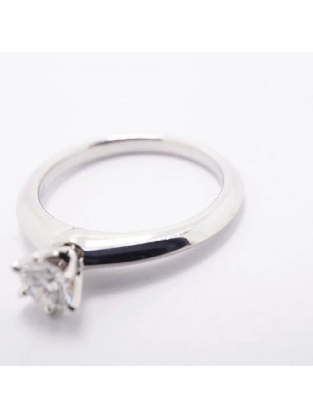 Tiffany & Co Ring Solitaire Platinum Diamond